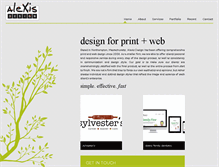 Tablet Screenshot of alexisdesignstudio.com